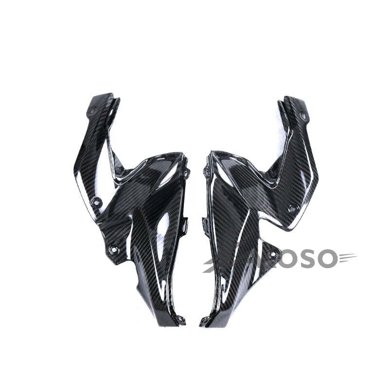 AKOSO 2020-2024 Kawasaki Z900 Carbon Fiber Motorcycle Tank Side Front Upper Inner Panels Fairing