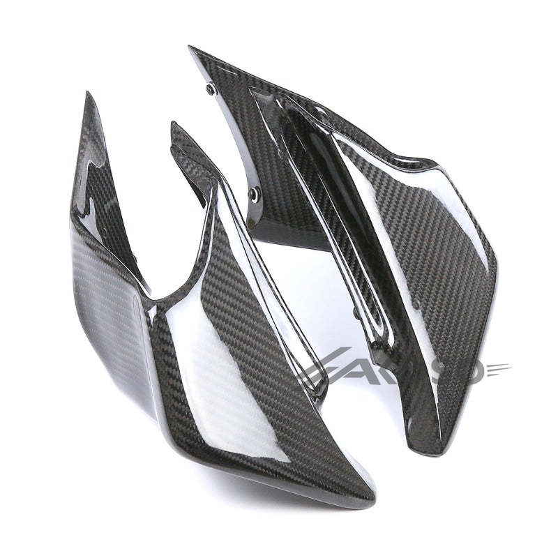 AKOSO 2022-2024 Yamaha R3 Carbon Fiber Winglets Aerodynamic Wing Wind Spoilers Motorcycle Deflector