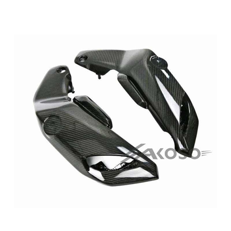 AKOSO Yamaha MT07 FZ07 2018-2022 Carbon Fiber Fuel Tank Front Side Panel Air Intake Covers