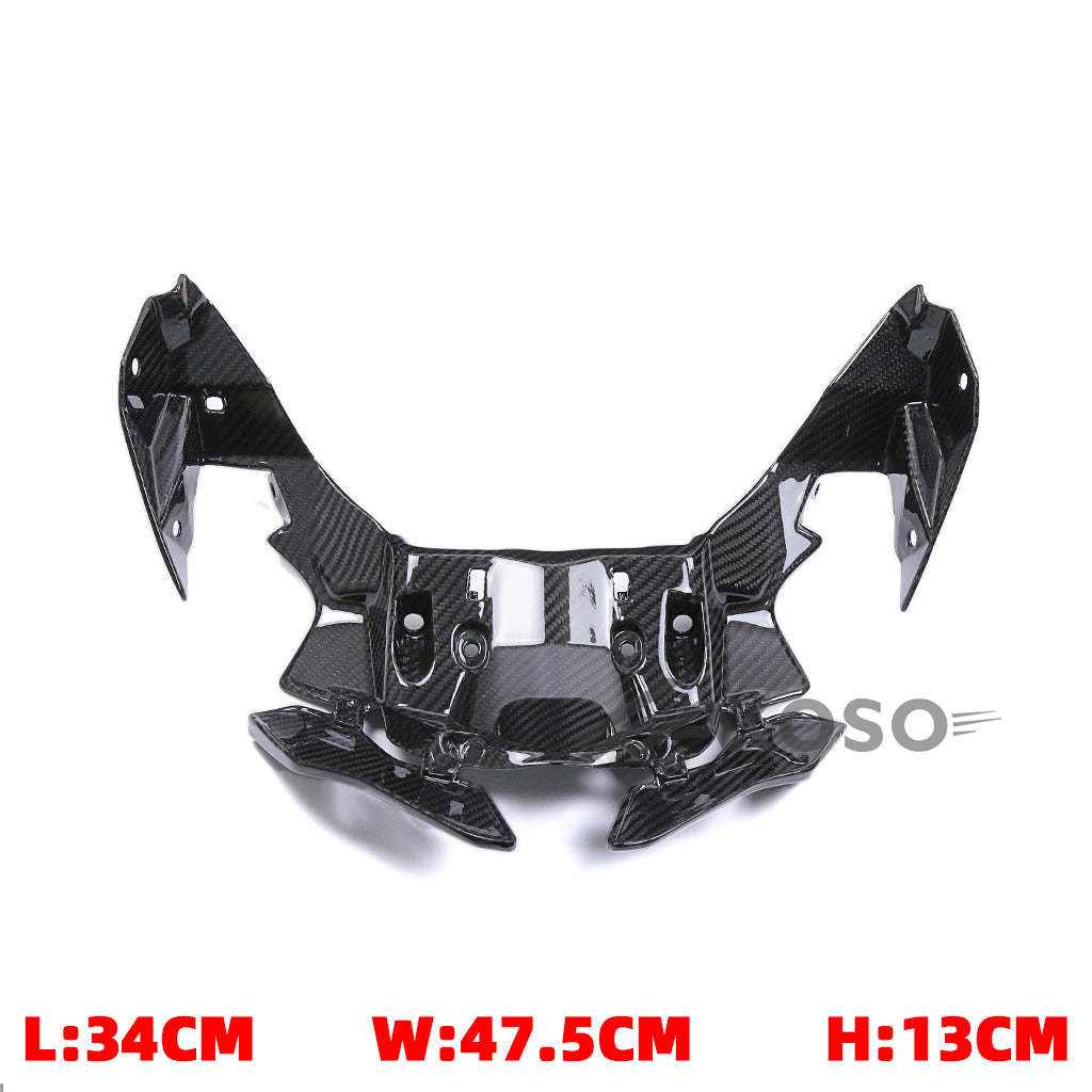 AKOSO BMW S1000XR 2020-2024 Carbon Fiber Motorcycle Front Beak Extension Fairings