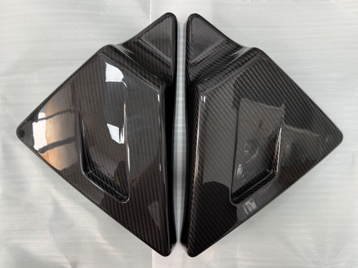 AKOSO Carbon Fiber Side Battery Cover For Harley Touring Road Glide Street Glide 2009-2023 PB Style