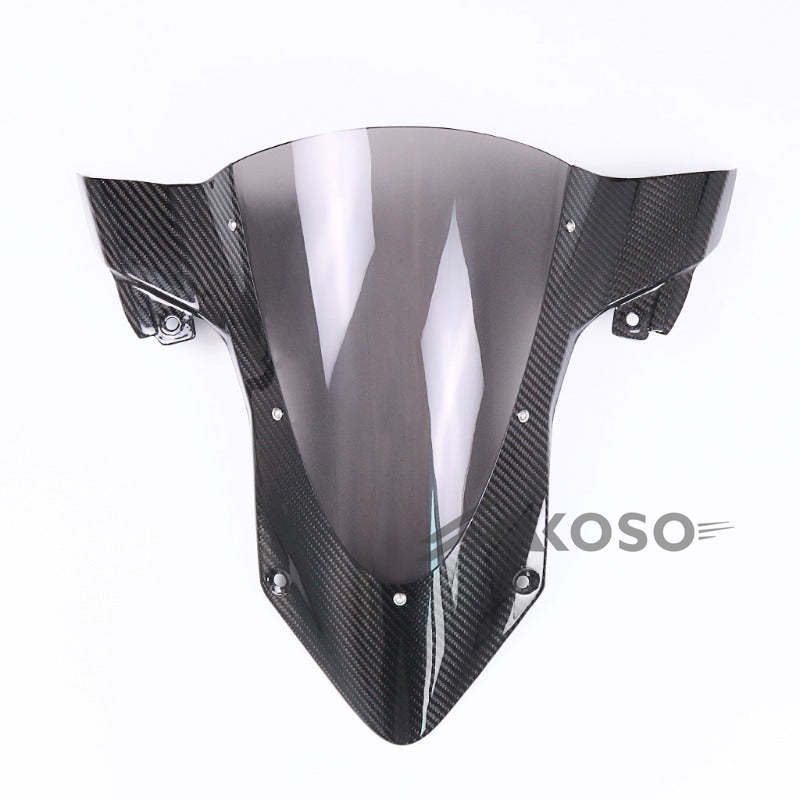 AKOSO 2019-2022 BMW S1000RR Carbon Fiber Windscreen Front Windshield Motorcycle