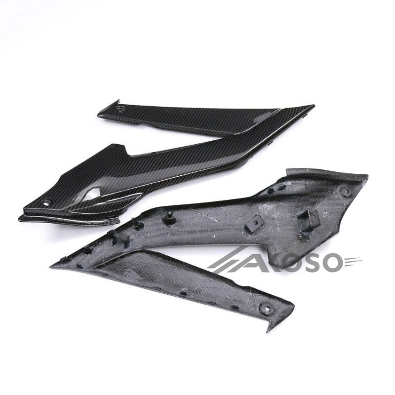 AKOSO 2022-2024 Yamaha R3 Carbon Fiber Rear Seat Side Panel Tank Side Fairing