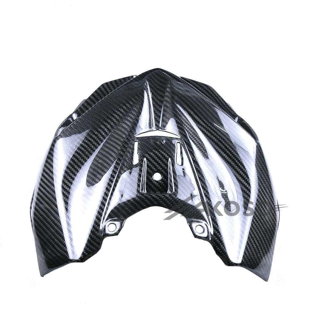 AKOSO 2014+ Kawasaki Z1000 Carbon Fiber Motorcycle Front Headlight Air Intake Ram Cover Fairing