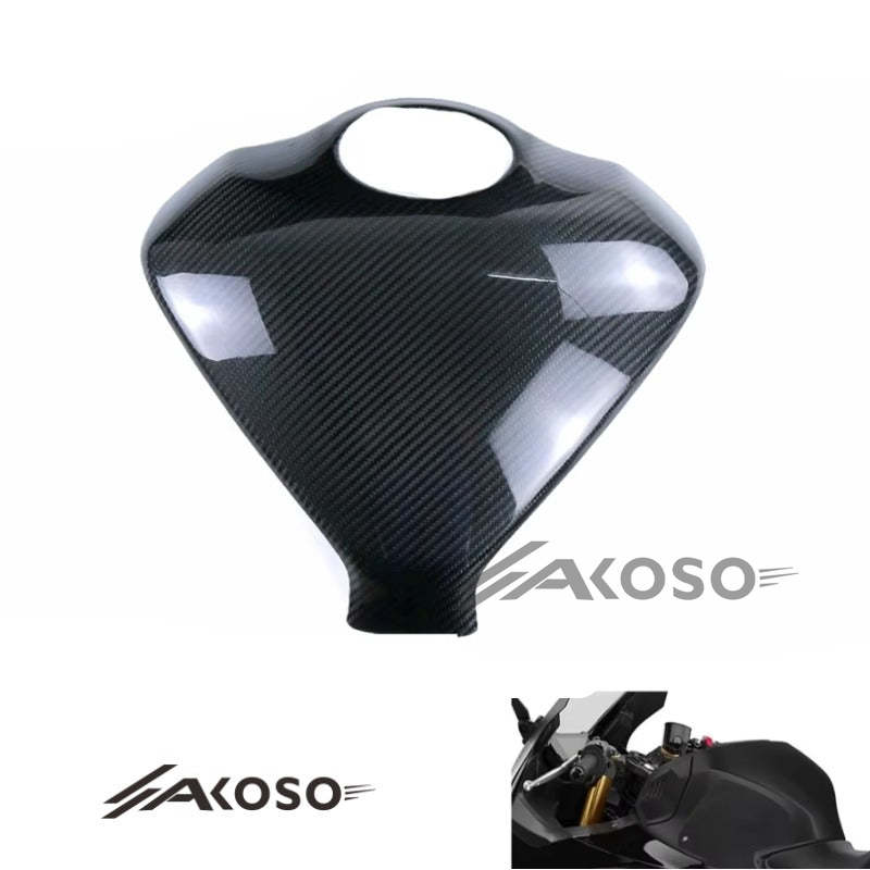 AKOSO 2022-2024 Yamaha R3 Carbon Fiber Full Fuel Tank Cover Shroud Fairing Part