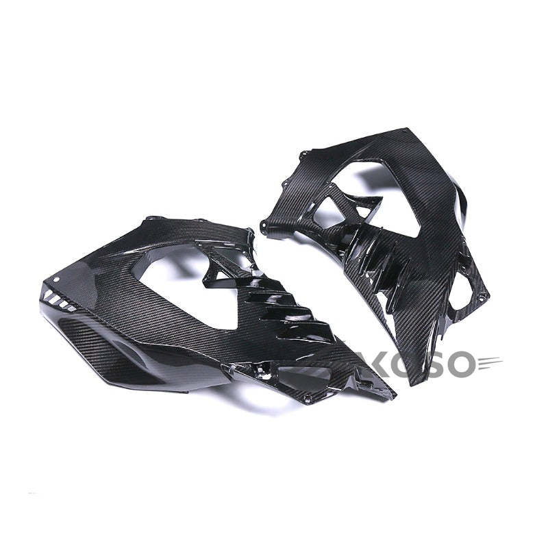 AKOSO 2021-2024 Honda CBR1000RR-R Carbon Fiber Side Panel Fairing Spoiler Covers Motorcycle