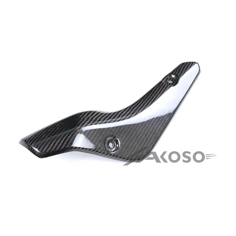 AKOSO 2022-2024 Yamaha MT10 Carbon Fiber Exhaust Pipe Heat Shield Cover Guard Fairing