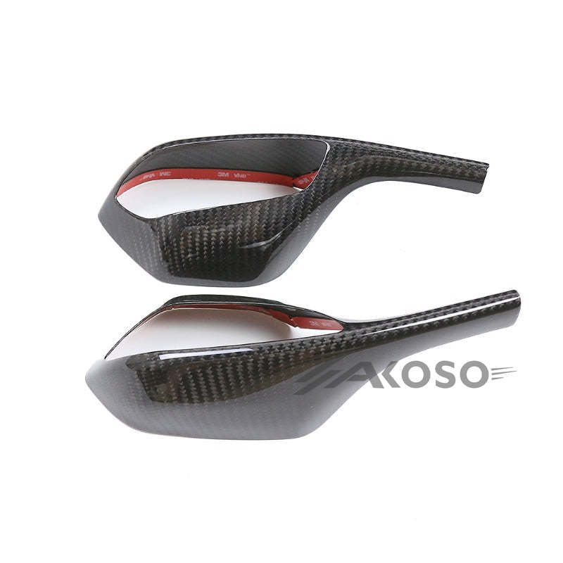 AKOSO 2019-2022 BMW S1000RR 3K Pure Carbon Fiber Rearview Mirrors Covers Side Mirror Cover