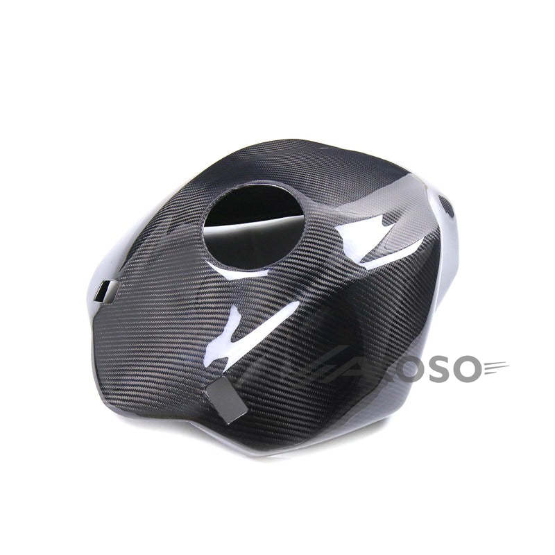 AKOSO 2015-2024 Kawasaki Ninja H2 H2R Carbon Fiber Motorcycle Full Fuel Gas Tank Cover