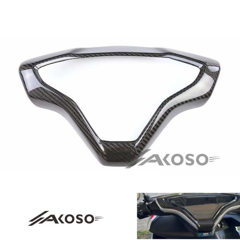 AKOSO 2016+ Yamaha NVX155 Aerox155 Carbon Fiber Speedometer Instrument Frame Cover