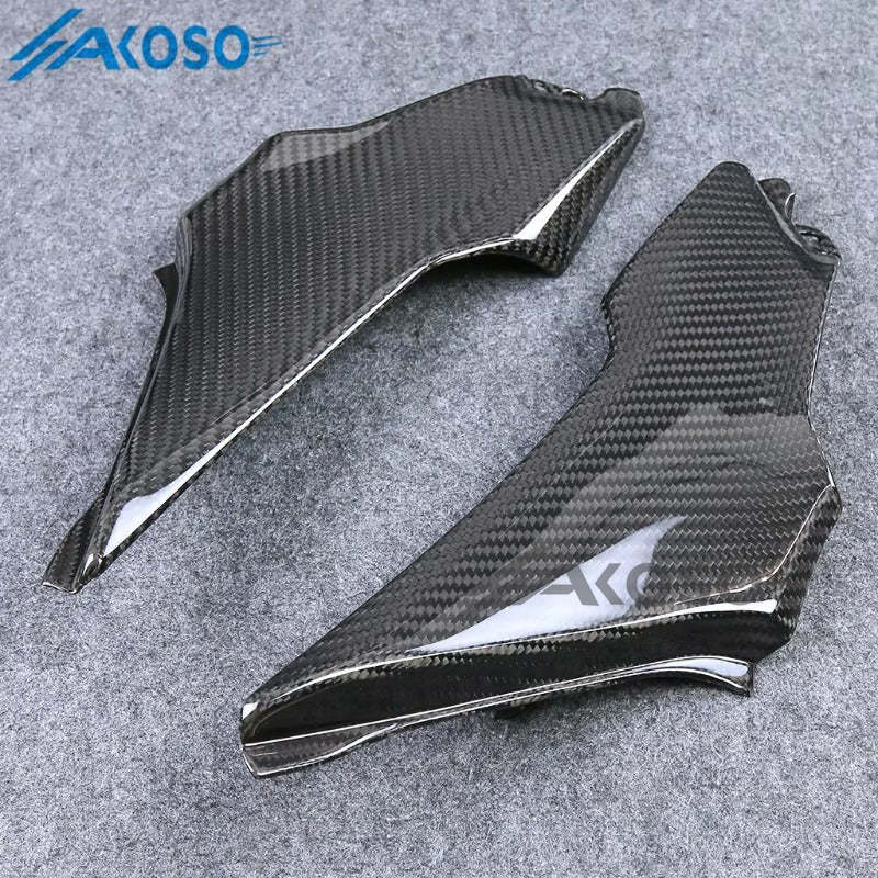 AKOSO 2020-2024 Kawasaki Z900 Carbon Fiber Motorcycle Seat Side Frame Cover Side Panel Fairing