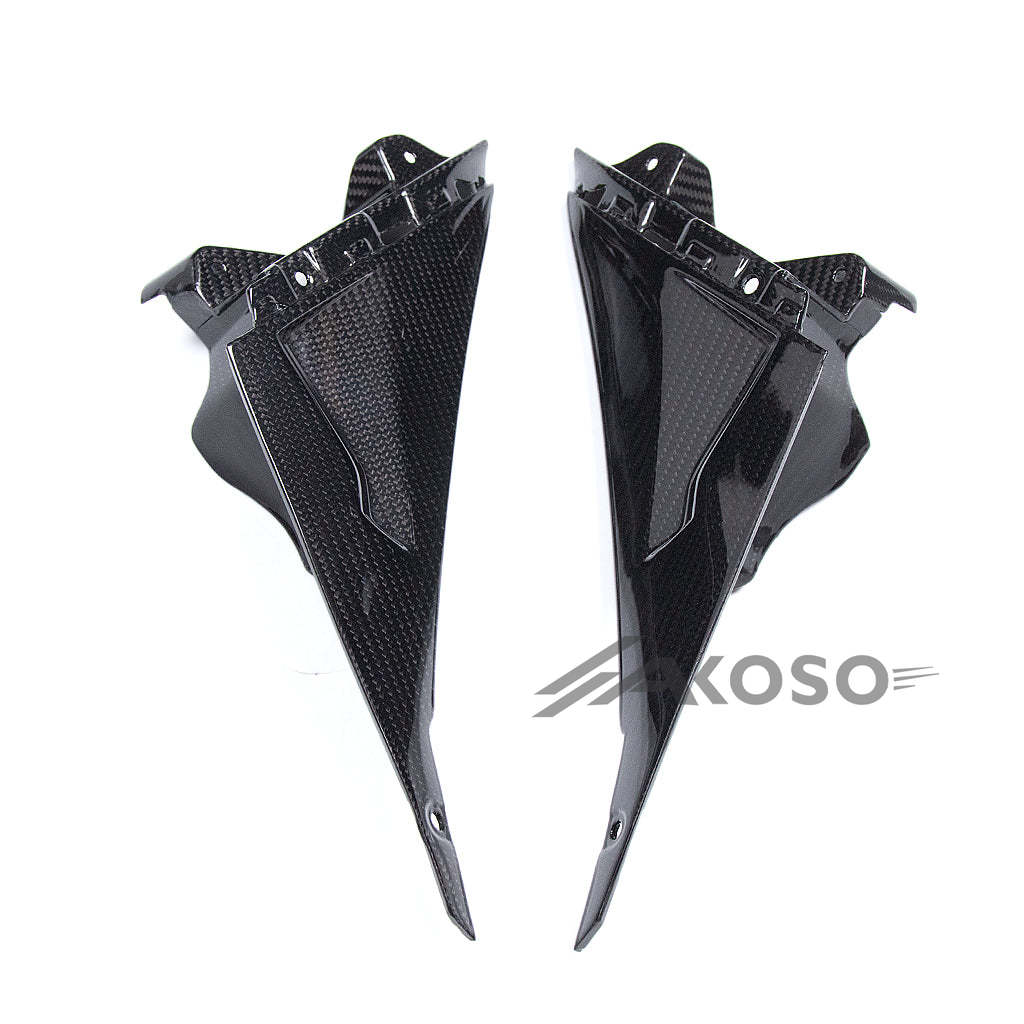 AKOSO 2024+ Kawasaki ninja ZX6R 636 100% Carbon Fiber Water Tank Guard Panels Fairing