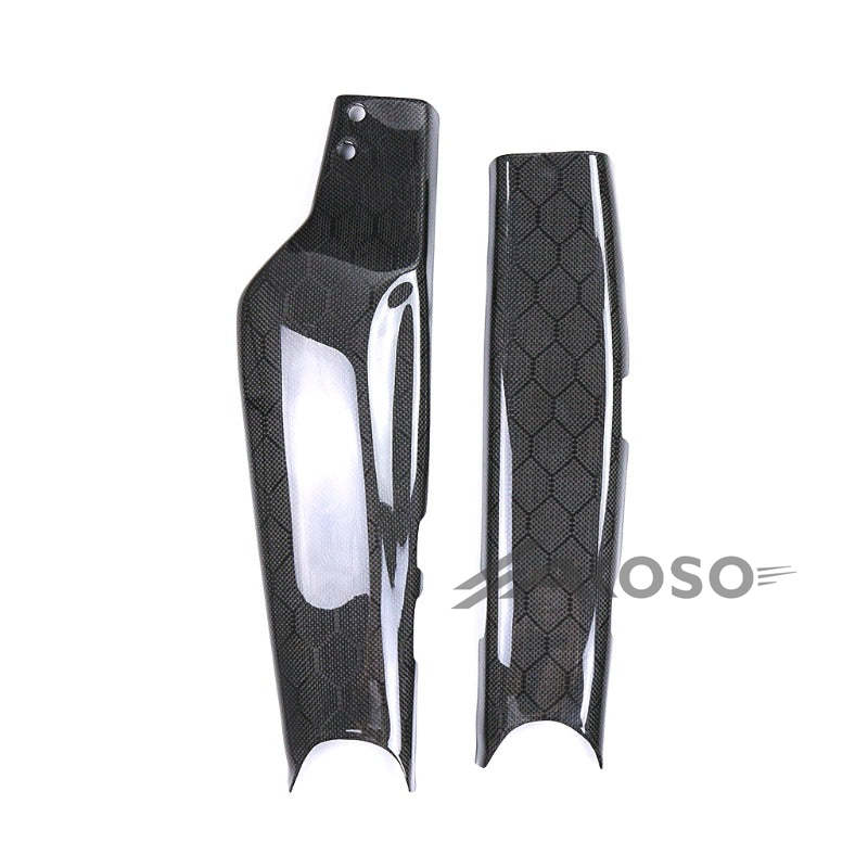 AKOSO 2014-2019 Kawasaki Z1000 Carbon Fiber Motorcycle Swing Arm Guard Fairings Swingarm Cover Panels