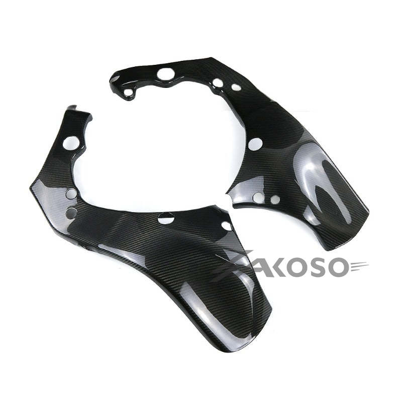 AKOSO Kawasaki ZX10R ZX-10R 2016-2020 Carbon Fiber Frame Cover Panel Protector Guard Fairing