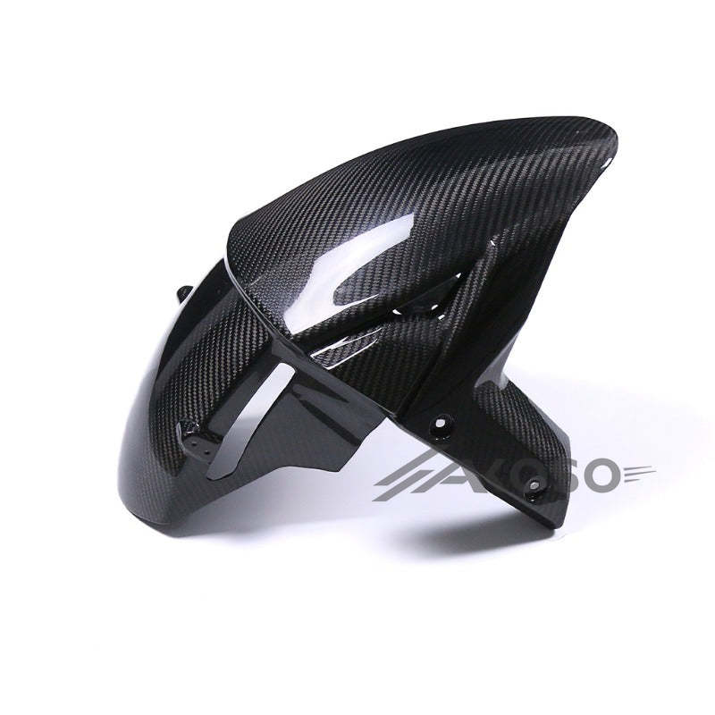 AKOSO 2021-2024 Kawasaki Z H2 Carbon Fiber Motorcycle Front Fender Hugger Mud Splash Mudguard