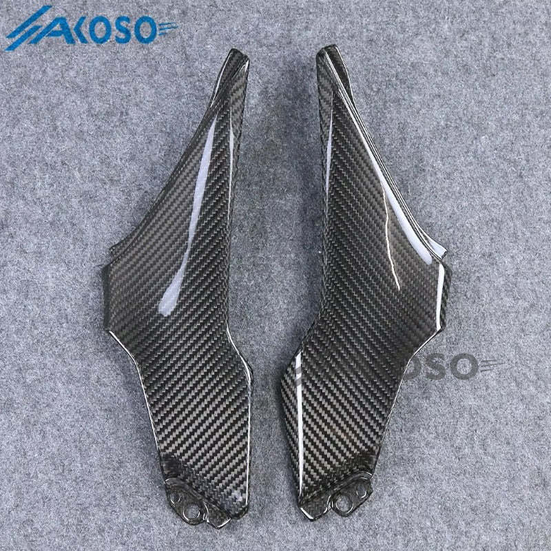 AKOSO 2020-2024 Kawasaki Z900 Carbon Fiber Motorcycle Seat Side Frame Cover Side Panel Fairing