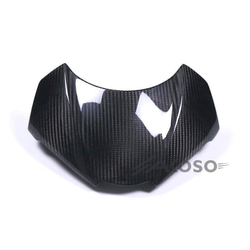 AKOSO 2016-2021 Triumph Triple 765 RS Carbon Fiber Motorcycle Front Windshield Cover