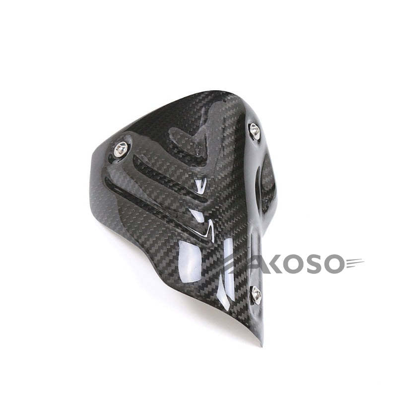 AKOSO 2019-2022 BMW S1000RR Carbon Fiber Motorcycle Exhaust Pipe Protector Heat Shield Cover