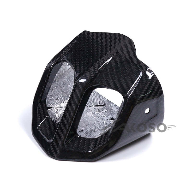 AKOSO 2020-2024 BMW F900R F900XR Carbon Fiber Exhaust Pipe End Cap Cover Fairing