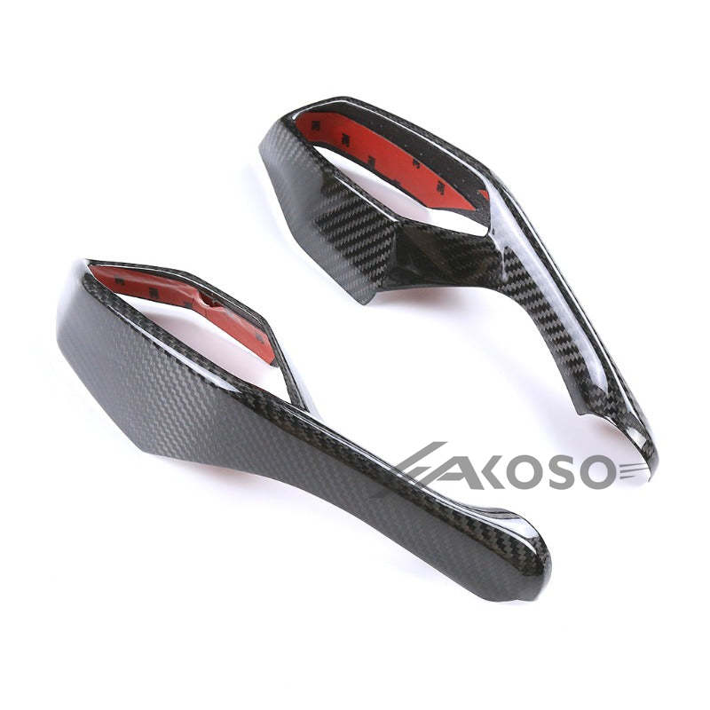 AKOSO 2020-2024 Yamaha R1 R1M Carbon Fiber Rearview Mirror Covers