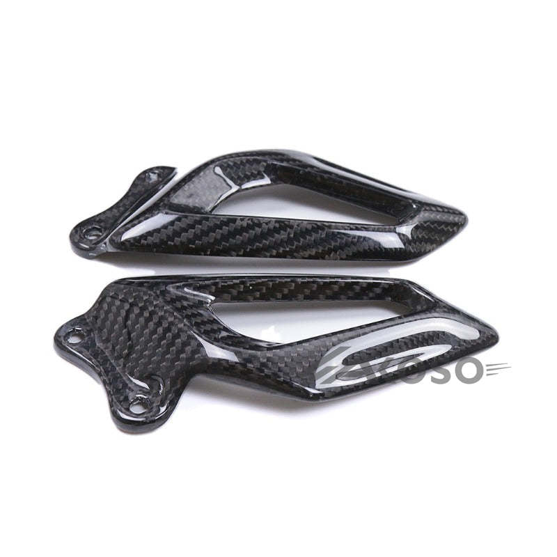 AKOSO BMW S1000RR 2019-2022 Carbon Fiber Foot Peg Cover Heel Guards