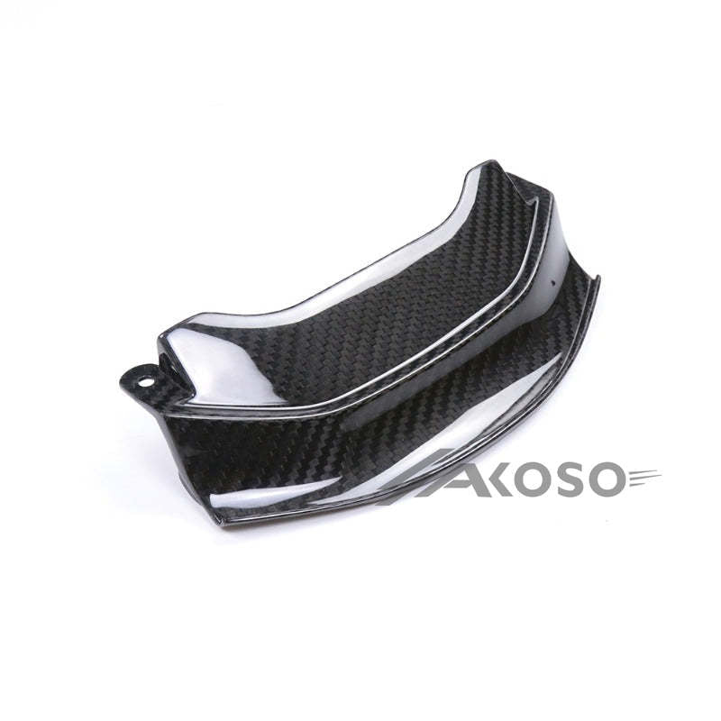 AKOSO 2023-2024 CFMOTO 800NK Carbon Fiber Fender Motorcycle Rear Seat Cushion Front Decorative Panel