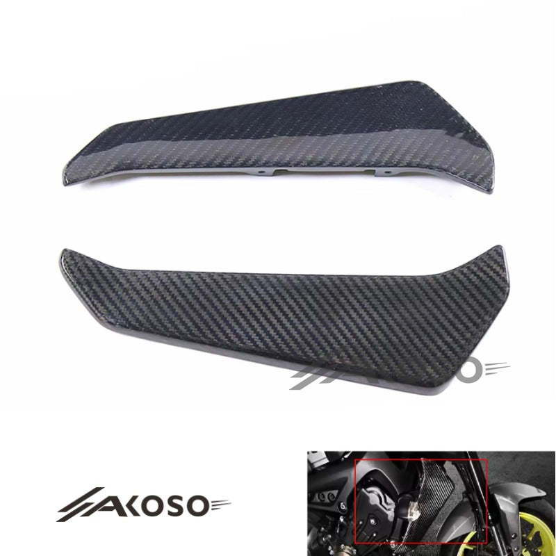 AKOSO 2014-2020 Yamaha MT09 FZ09 Carbon Fiber Water Tank Radiator Side Panel Covers