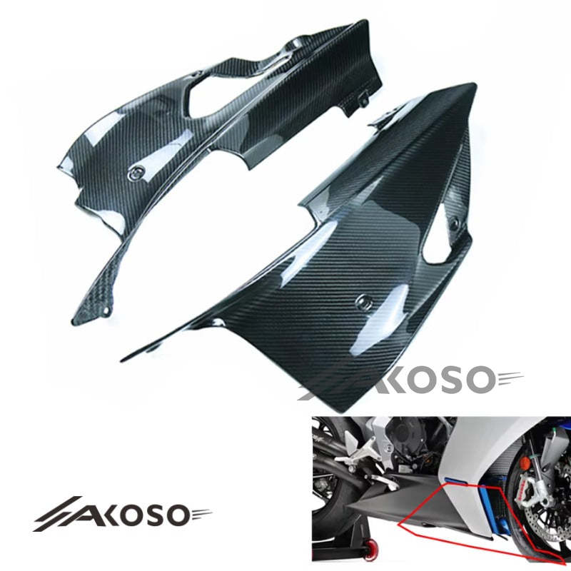 AKOSO 2020+ MV Agusta Superveloce 800 Carbon Fiber Lower Fairing Cover Bottom Belly Pan