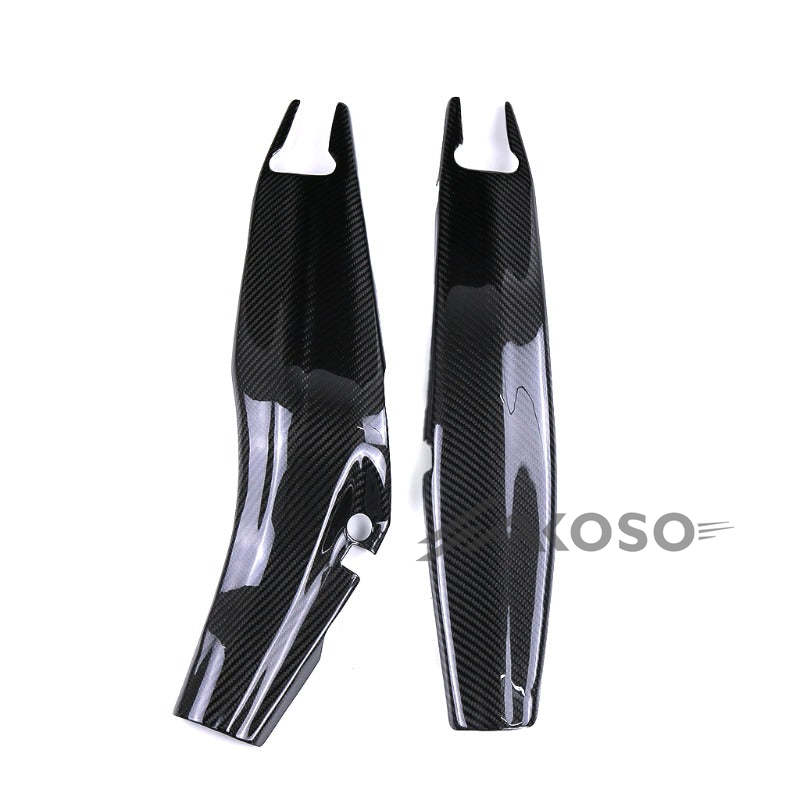 AKOSO 2019+ Honda CB650R CBR650R Carbon Fiber Rear Swingarm Swing Arm Cover Panel Cowling Protectors