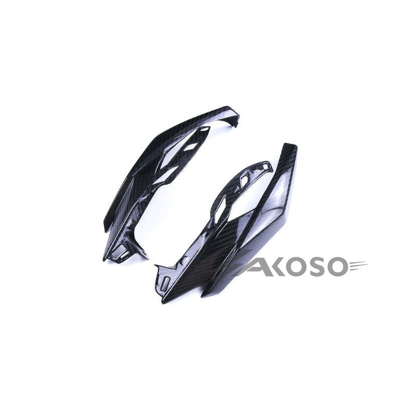 AKOSO 2014+ Kawasaki Z1000 Carbon Fiber Motorcycle Front Headlight Side Fairing Cover Panels