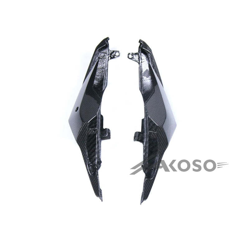 AKOSO 2019+ Honda CB650R CBR650R Carbon Fiber Rear Tail Passenger Seat Side Panels Fairing Cowl