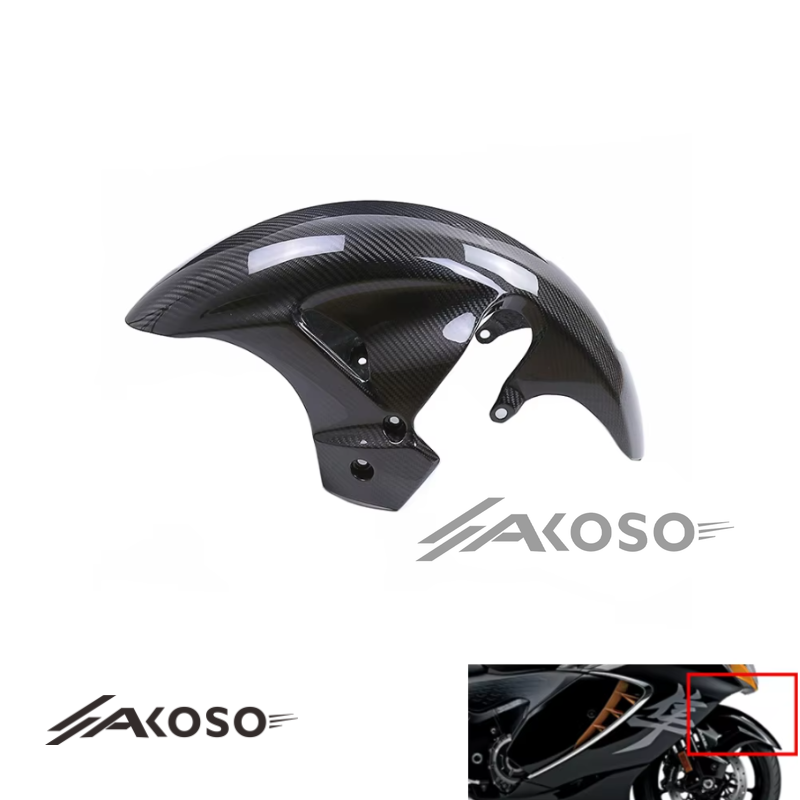 AKOSO 2022+ Suzuki GSX1300R Hayabusa Carbon Fiber Front Fender