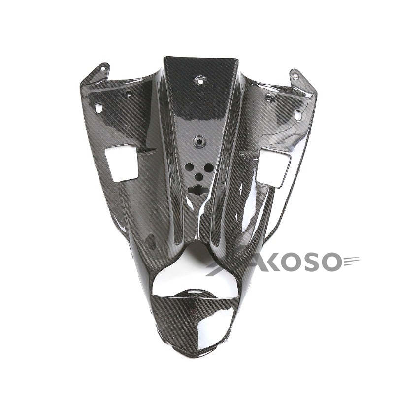 AKOSO 2009-2014 Yamaha YZF R1 R1M Carbon Fiber Motorcycle Rear Under Bottom Seat Cover Fairings