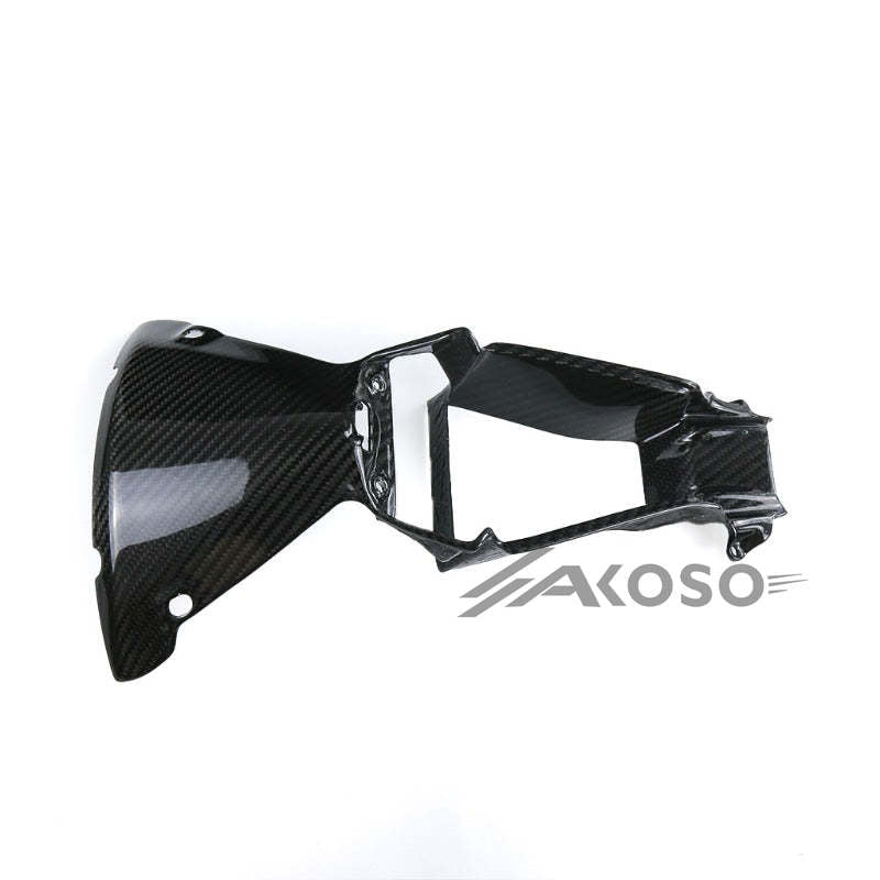 AKOSO 2016-2020 Kawasaki ZX10R ZX-10R Carbon Fiber Air Intake Cover Front Fairing