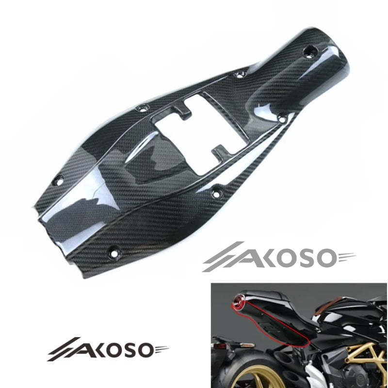 AKOSO 2020+ MV Agusta Superveloce 800 Carbon Fiber Motorcycle Tailstock Bottom Plate