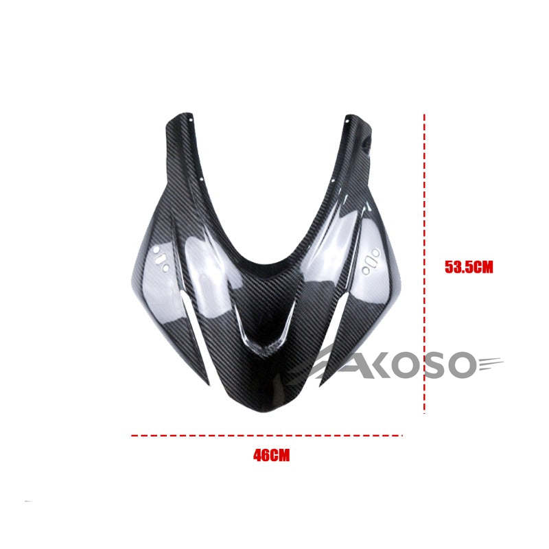 AKOSO 2021 2022 Aprilia RS 660 Carbon Fiber Windshield Panel Nose Cowl Motorcycle Accessories