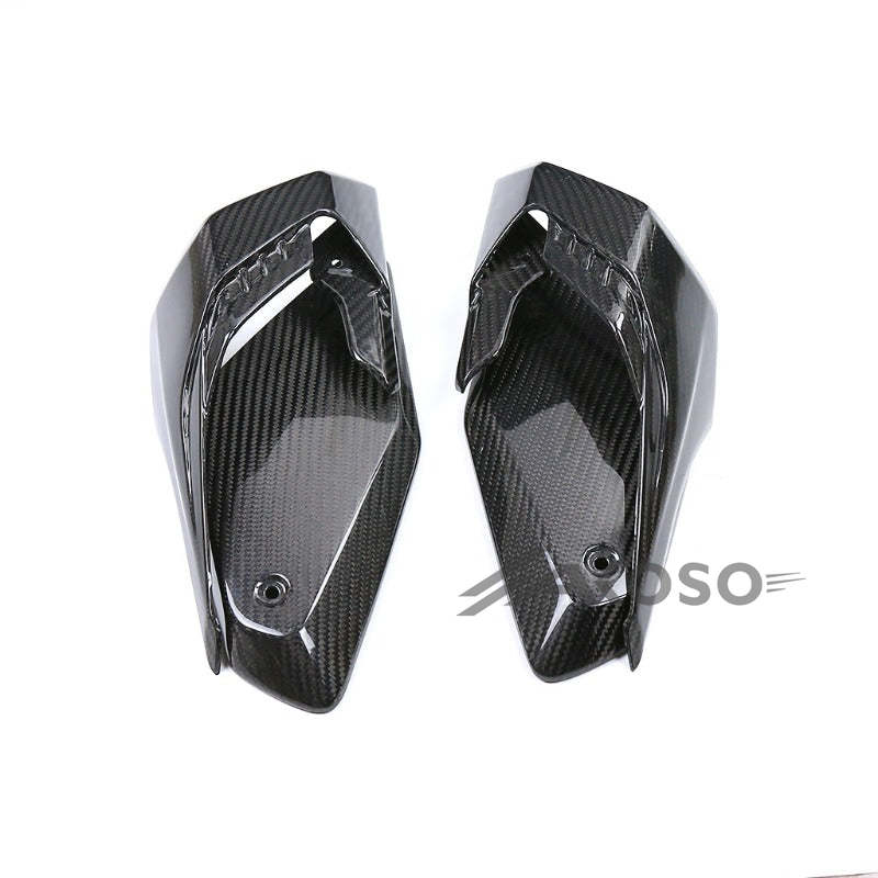 AKOSO 2014-2018 Honda CB650F CBR650F Carbon Fiber Fuel Tank Side Panel Cover Fairings