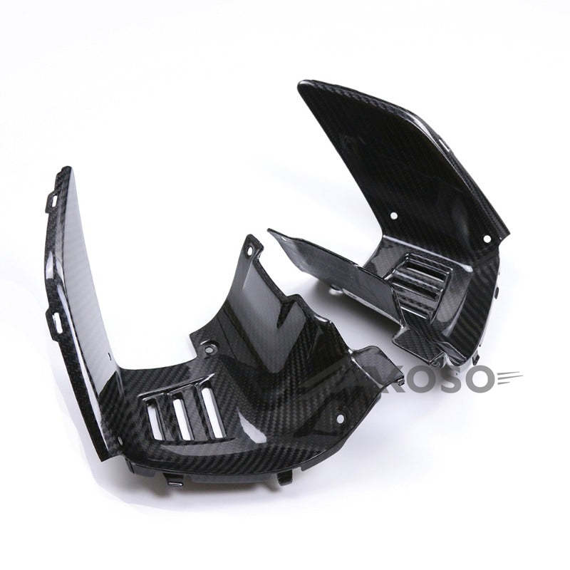 AKOSO 2023-2024 CFMOTO 800NK Carbon Fiber Motorcycle Fuel Tank Front Air Decorative Panel Fairing