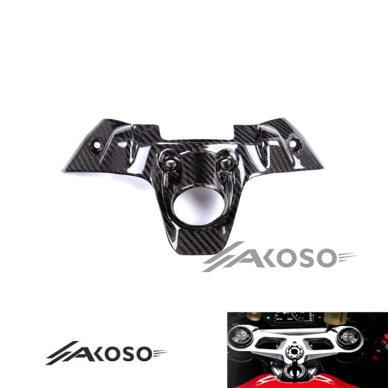 AKOSO Ducati Panigale 899 1199 1299 959 Carbon Fiber Key Ignition Cover Fairing