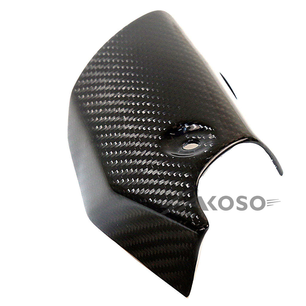 AKOSO 2015-2019 Yamaha R1 R1M Carbon Fiber Exhaust Pipe Cover Protector Heat Shield Fairing