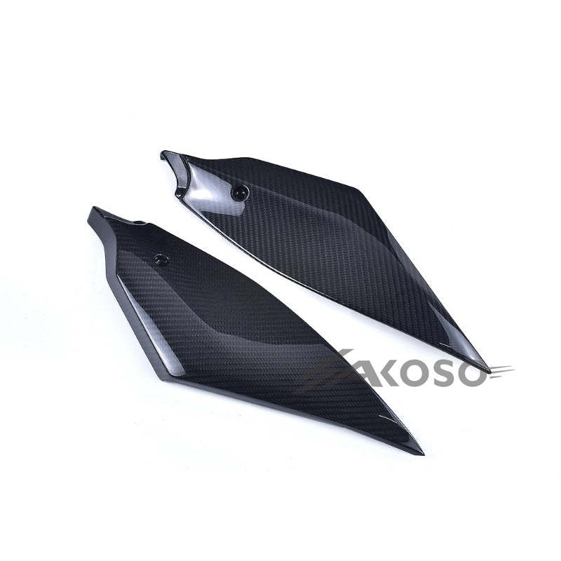 AKOSO 2017-2024 Yamaha R6 Carbon Fiber Gas Fuel Tank Side Panel Cover Fairing Motorcycle