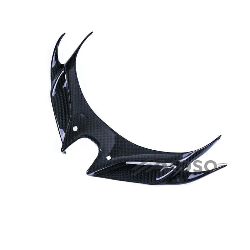 AKOSO 2018-2024 Kawasaki Ninja 400 Carbon Fiber Motorcycle Front Fairing Aerodynamic Wing Cover