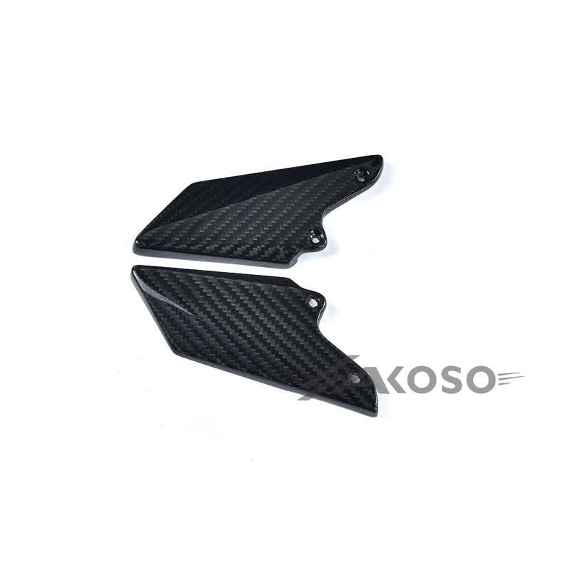 AKOSO 2021-2024 Honda CBR1000RR-R Carbon Fiber Motorcycle Rearset Heel Guard Plate Covers