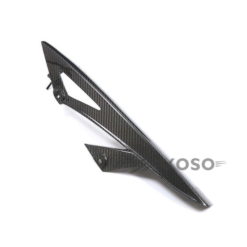 AKOSO 2014+ Kawasaki Z1000 Carbon Fiber Motorcycle Rear Chain Guard Cover Fairing