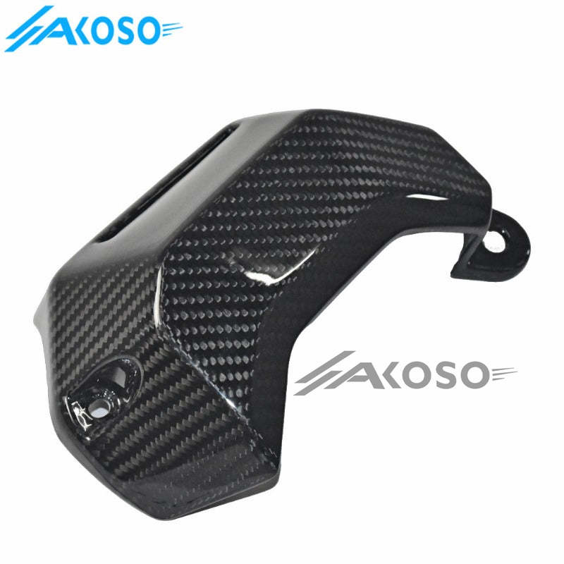 AKOSO Yamaha MT07 FZ07 2018-2022 Carbon Fiber Water Cooler Cover Radiator Water Coolant Case