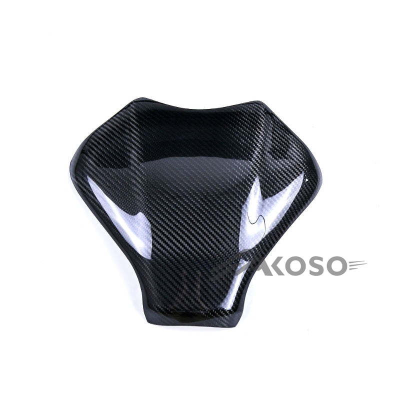 AKOSO 2014-2018 Honda CB650F CBR650F / 2019+ CB650R CBR650R Carbon Fiber Motorcycle Fuel Tank Cover Gas Tank Fairing Cover