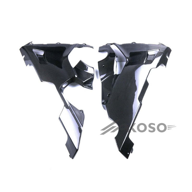 AKOSO 2017-2024 Honda CBR1000RR Carbon Fiber Motorcycle Belly Pan Lower Side Fairings