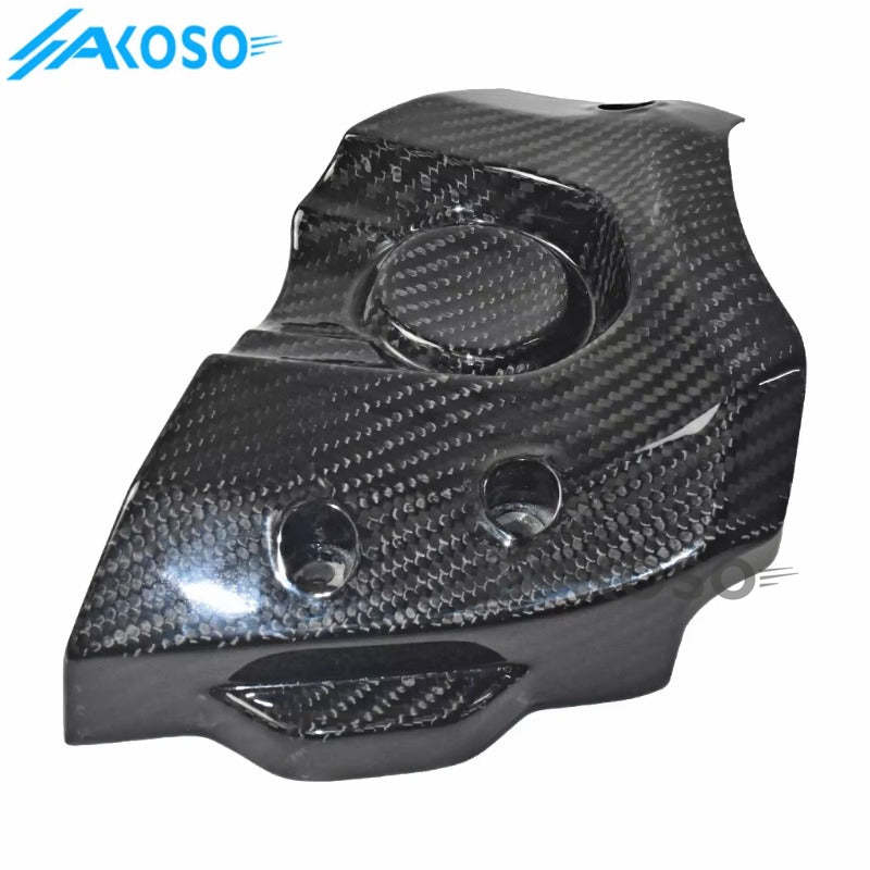 AKOSO Yamaha MT07 FZ07 2018-2022 Carbon Fiber Engine Cover Front Chain Case Guard Sprocket Fairing