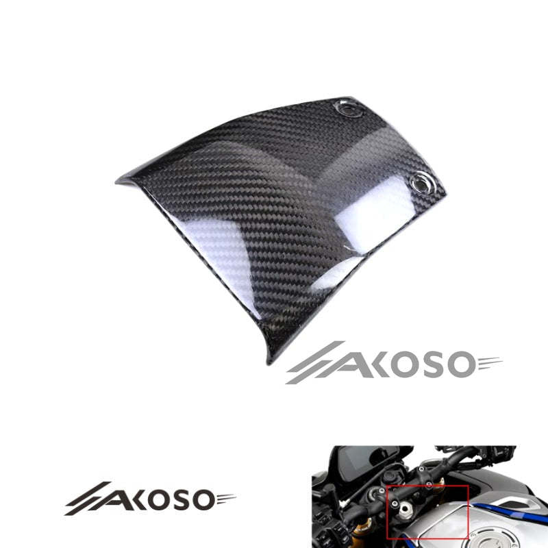 AKOSO 2022-2024 Yamaha MT10 FZ10 Carbon Fiber Front Fuel Tank Cover Pad Fairing Motorcycle