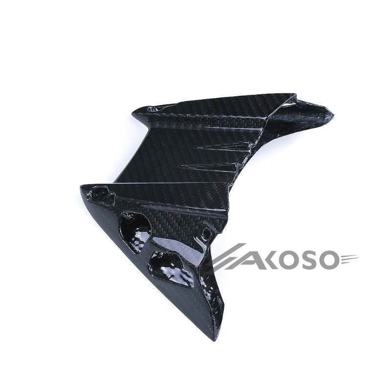 AKOSO Yamaha R6 2017-2024 Carbon Fiber Under Belly Panels Winglet Front Low Fairing